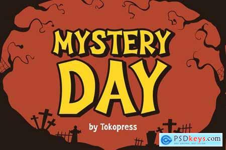 Mystery Day - Spooky Font