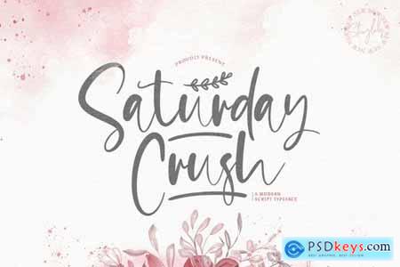 Saturday Crush - Handwritten Font
