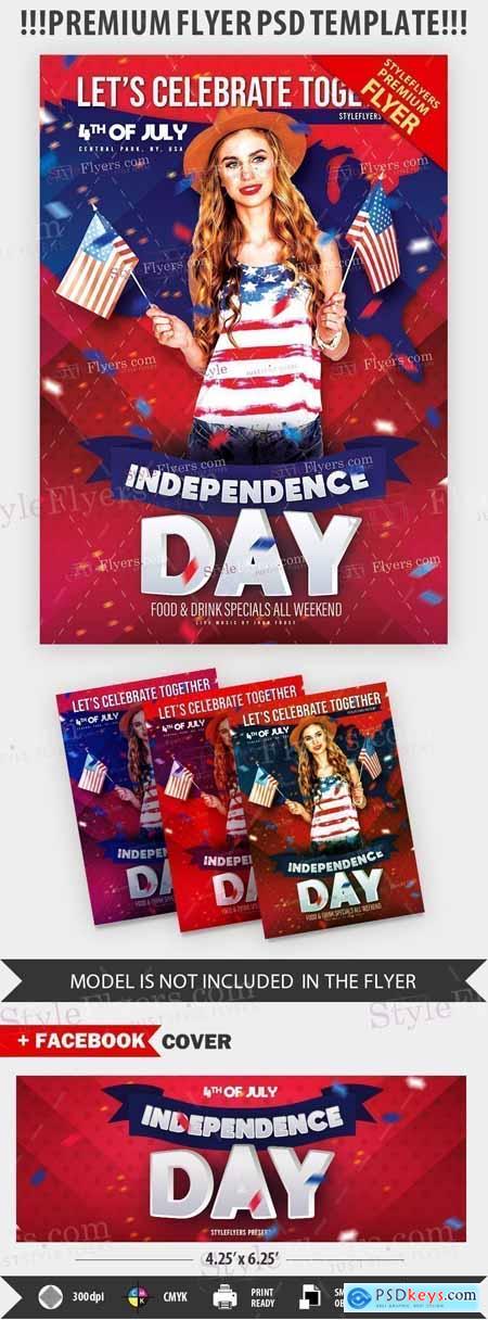 Independence Day Premium PSD FLYER Template