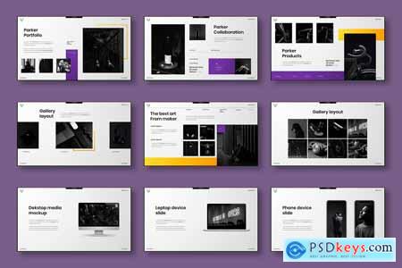 Parker  Business Powerpoint, Keynote and Google Slides Template