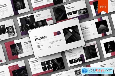 Hunter  Business Powerpoint, Keynote and Google Slides Template