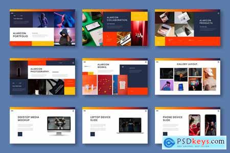 Alarcon  Business Powerpoint, Keynote and Google Slides Template
