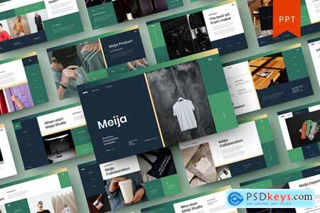 Meija  Business Powerpoint, Keynote and Google Slides Template