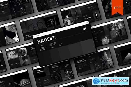Hadest  Business Powerpoint, Keynote and Google Slides Template