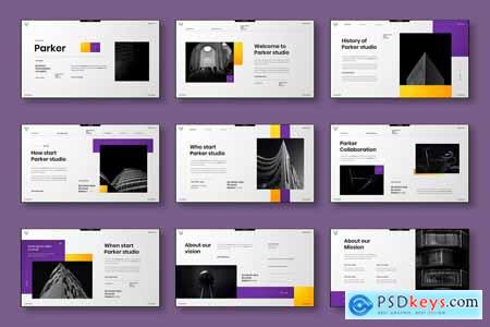 Parker  Business Powerpoint, Keynote and Google Slides Template