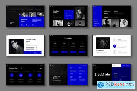 Sinister  Business Powerpoint, Keynote and Google Slides Template