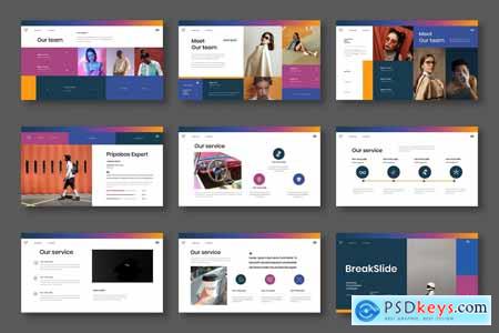 Priobas  Business Powerpoint, Keynote and Google Slides Template