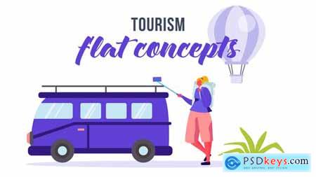 Tourism - Flat Concept 33544819