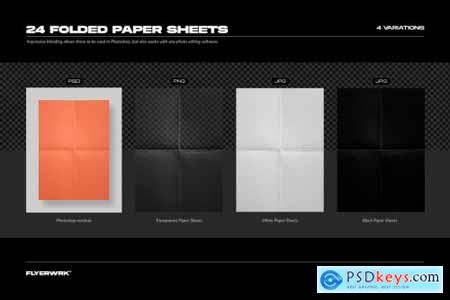 Folded Paper Sheets 6247209