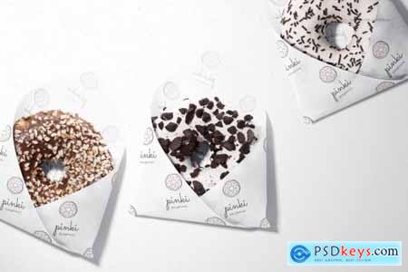 Food Safe Paper Mockup Set (pastry) 6419280