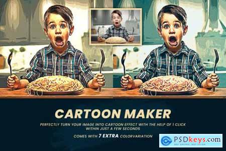 Cartoon Maker Photoshop Action 6424304