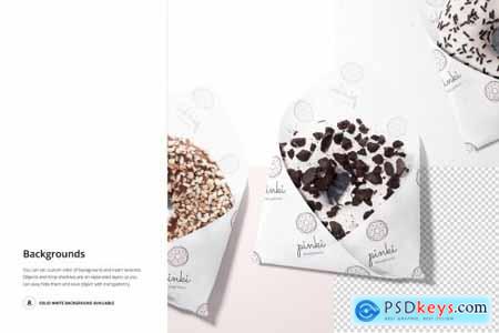 Food Safe Paper Mockup Set (pastry) 6419280