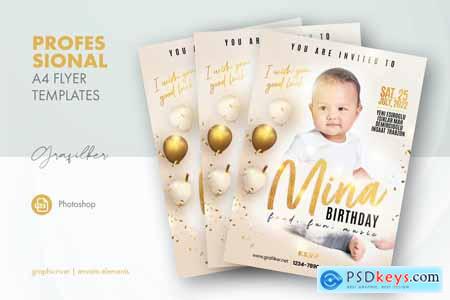 Baby Event Flyer Templates 32019449