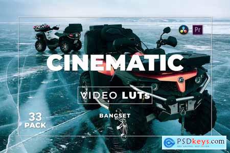 Bangset Cinematic Pack 33 Video LUTs 5FFDBVV