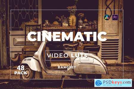 Bangset Cinematic Pack 48 Video LUTs MYJ6Q4C
