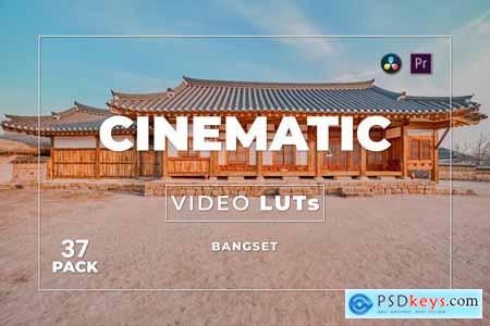 Bangset Cinematic Pack 37 Video LUTs DRDGVTZ