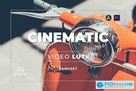 Bangset Cinematic Pack 46 Video LUTs FWETH22