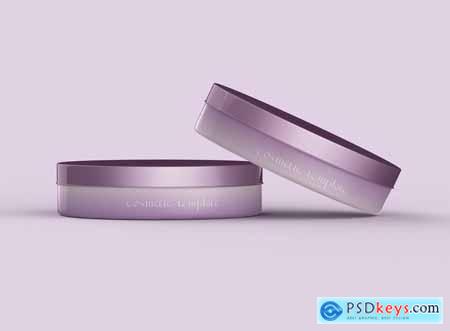 Two Cosmetic Containers Mockup 8YYTYW2