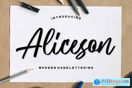 Aliceson  Modern Handlettering