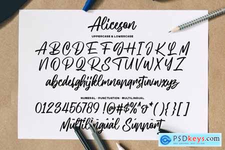 Aliceson  Modern Handlettering