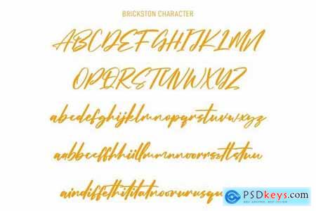 Brickston Signature Script Font
