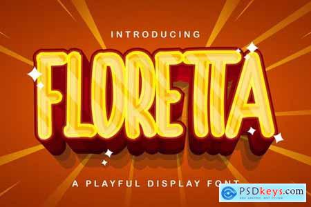 FLORETTA - Playful Display Font