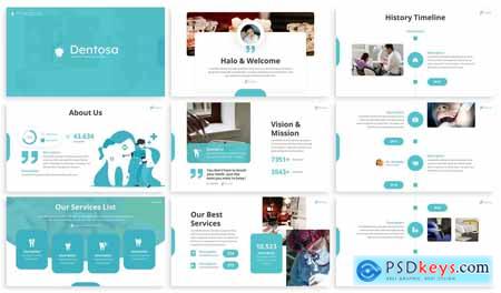 Dentosa - Dentist Powerpoint Template N2FX5VY