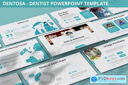 Dentosa - Dentist Powerpoint Template N2FX5VY