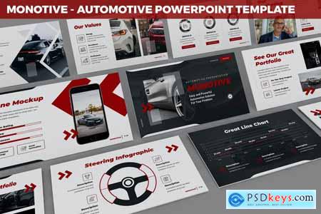 Monotive - Automotive Powerpoint Template YBBTKLB