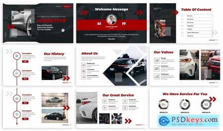 Monotive - Automotive Powerpoint Template YBBTKLB