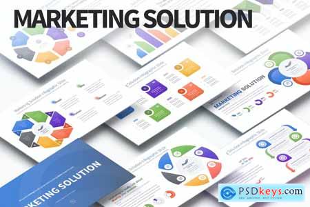 Marketing Solution - PowerPoint Infographics Slide 8KFDZQR