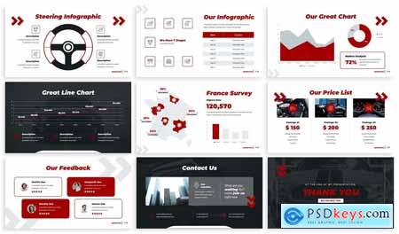 Monotive - Automotive Powerpoint Template YBBTKLB