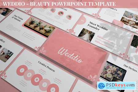 Weddio - Beauty Powerpoint Template 2T67SQK