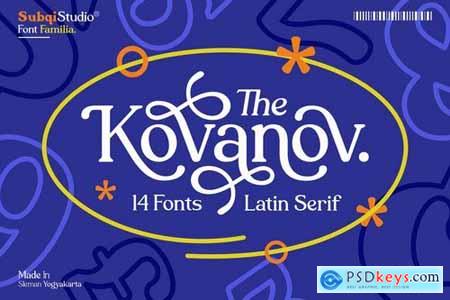 AMR Kovanov - Latin Serif Family