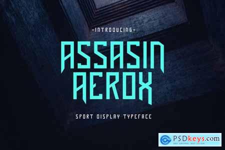 Assasin Aerox - Sport Typeface