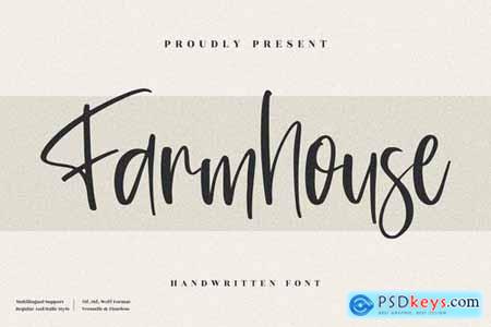 Farmhouse Handwritten Font