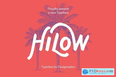 Hilow Display Typeface