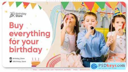 Birthday Store Promo 33650582