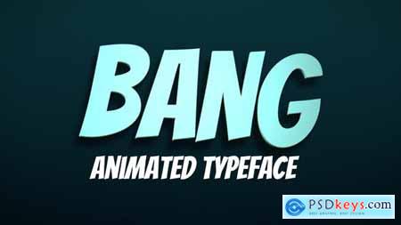 Bang! - Animated Typeface 33592284
