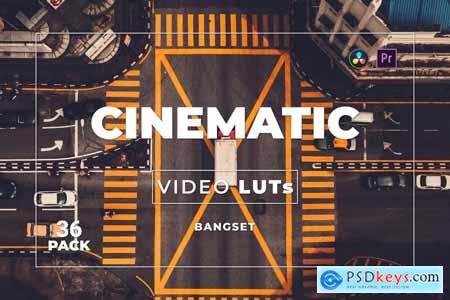 Bangset Cinematic Pack 36 Video LUTs NWW7YW3