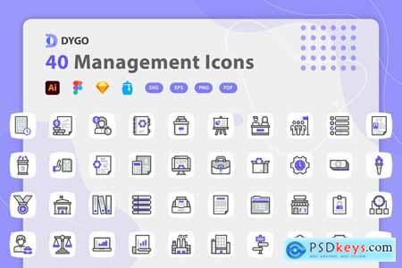Dygo - Management Icons 9Z5D2LE