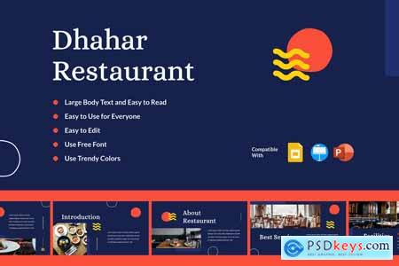 DHAHAR - Restaurant Presentation Template C3Y3FTB