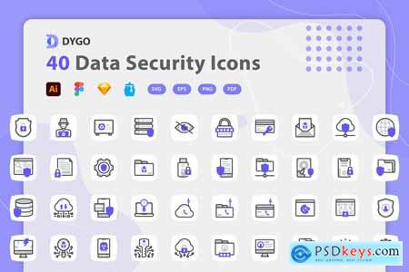 Dygo - Data Security Icons T3Y8VG8