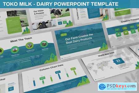 Toko Milk - Dairy Powerpoint Template