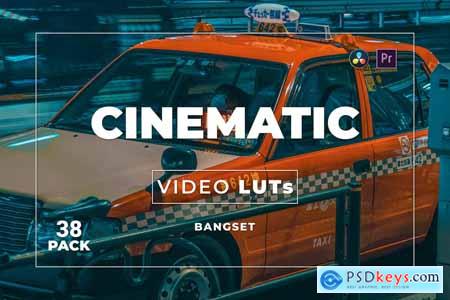 Bangset Cinematic Pack 38 Video LUTs 22F2QTW
