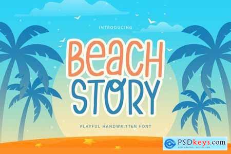 Beach Story - Playful Handwritten Font