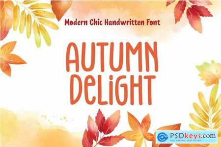 Autumn Delight - Modern Chic Handwritten Font