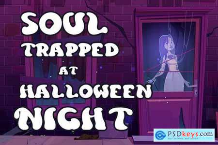 Curious Soul - Spooky Dislay Font