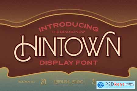 Hintown - Display Font