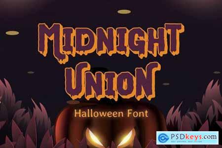 Midnight Union - Halloween Font